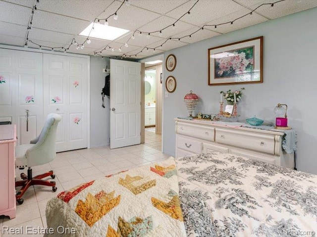 871 Vanderpool Dr, Troy, MI 48083 - bedroom with light tile patterned flooring