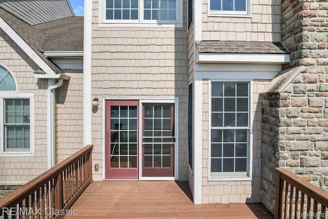 24825 Reeds Pointe Dr, Novi, MI 48374 - view of wooden terrace