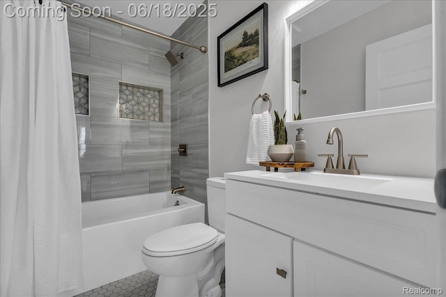 19505 Santa Barbara Dr, Detroit, MI 48221 - bathroom featuring shower / bath combo and vanity