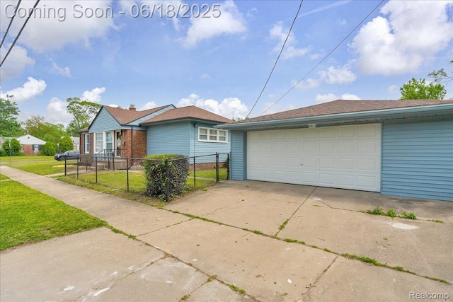 19505 Santa Barbara Dr, Detroit, MI 48221 - single story home with a detached garage