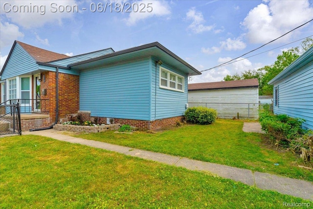 19505 Santa Barbara Dr, Detroit, MI 48221 - view of property exterior featuring a lawn