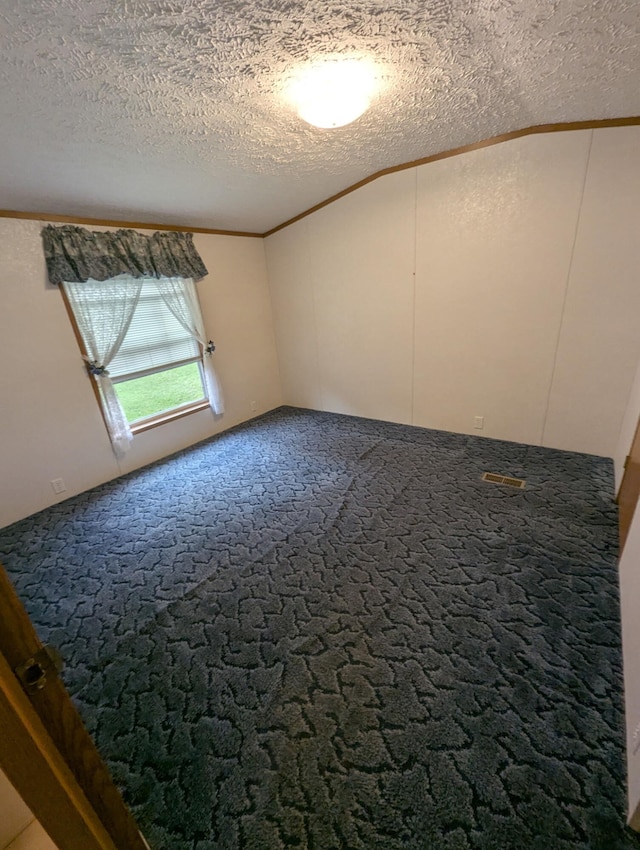 1133 Yeomans St Unit 98, Ionia, MI 48846 - unfurnished room featuring crown molding, carpet, and a textured ceiling