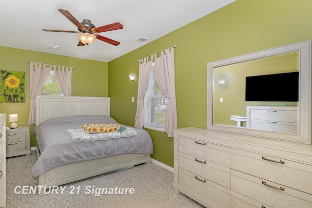 2942 Harrison St, Saginaw, MI 48604 - bedroom featuring carpet flooring and ceiling fan