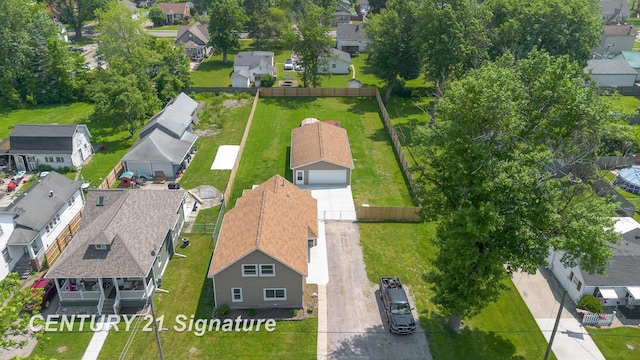 2942 Harrison St, Saginaw, MI 48604 - aerial perspective of suburban area