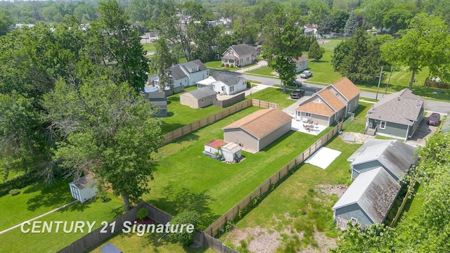 2942 Harrison St, Saginaw, MI 48604 - aerial perspective of suburban area