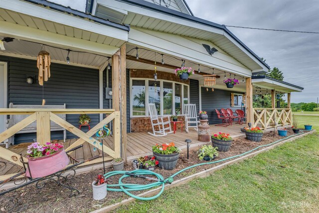 4441 Deckerville Rd, Lupton, MI 48635 - view of porch