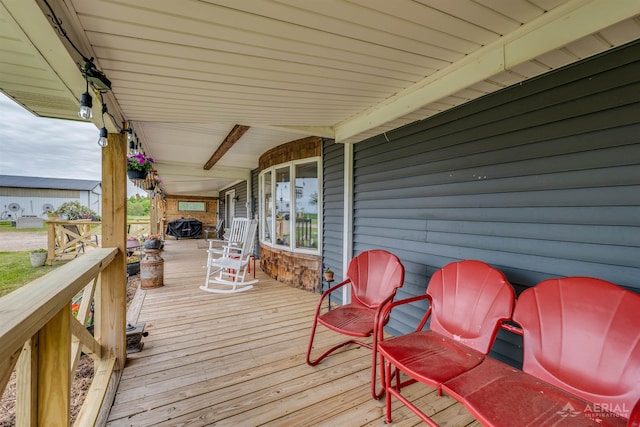4441 Deckerville Rd, Lupton, MI 48635 - view of porch