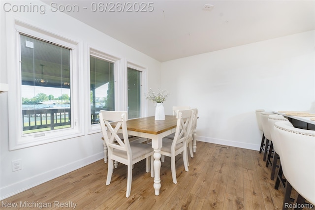 2226 Bowles St, Fenton, MI 48430 - dining area with light wood-type flooring