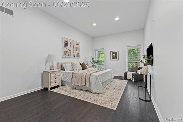 3440 Lone Pine Rd, West Bloomfield, MI 48323 - bedroom featuring dark wood-type flooring and recessed lighting