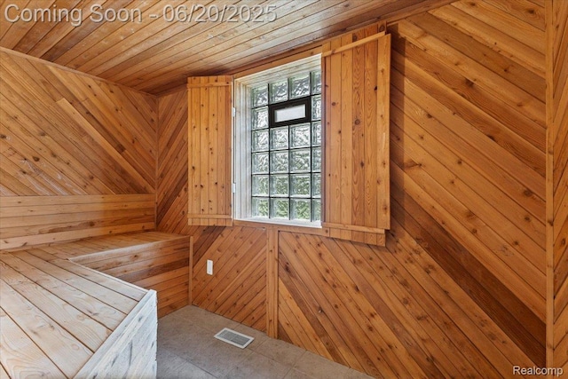 3440 Lone Pine Rd, West Bloomfield, MI 48323 - sauna featuring wood ceiling and wooden walls