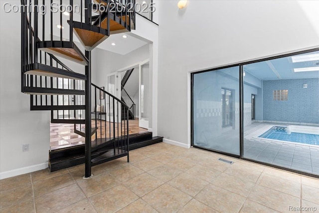 3440 Lone Pine Rd, West Bloomfield, MI 48323 - stairs featuring baseboards