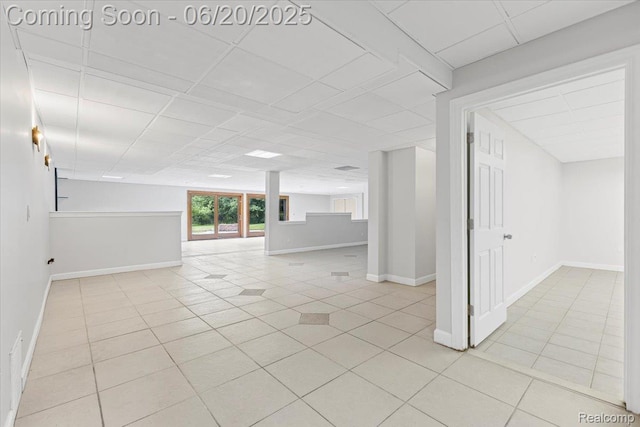 3440 Lone Pine Rd, West Bloomfield, MI 48323 - empty room with light tile patterned floors and baseboards