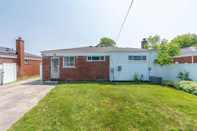 8177 Gary Ave, Westland, MI 48185 - back of property with brick siding and a chimney