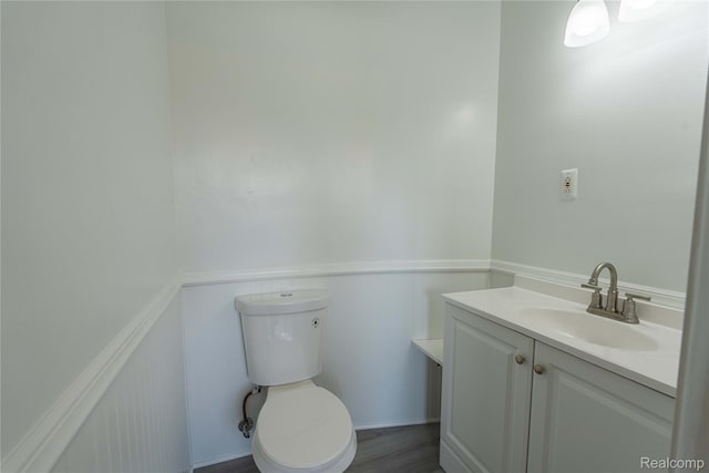 8177 Gary Ave, Westland, MI 48185 - half bath featuring vanity and wainscoting