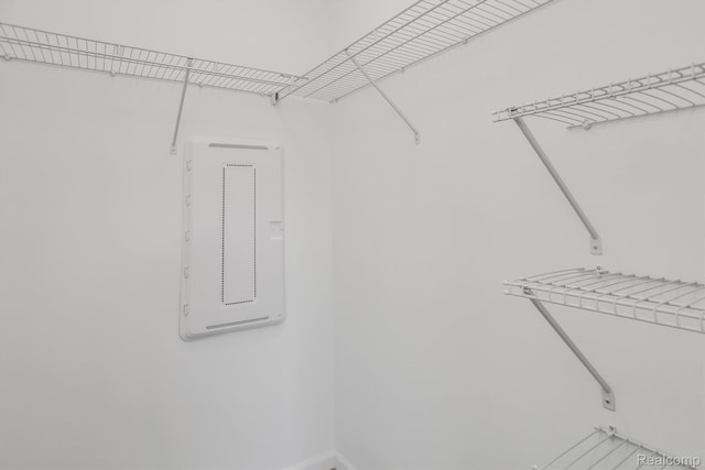 1058 Hampton Cir Unit 74, Detroit, MI 48207 - spacious closet featuring electric panel