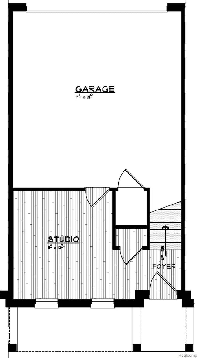 1058 Hampton Cir Unit 74, Detroit, MI 48207 - view of room layout
