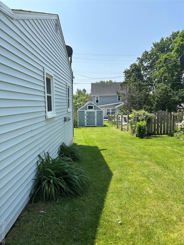59 W High St, Metamora, MI 48455 - view of yard with a shed