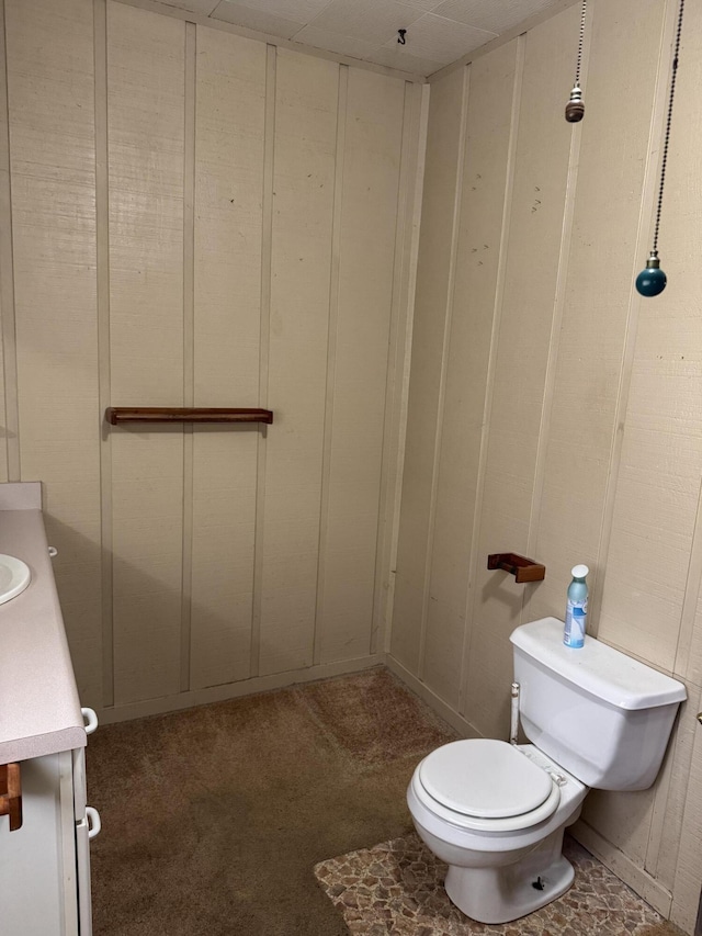1026 Yeomans St, Ionia, MI 48846 - bathroom featuring toilet and vanity