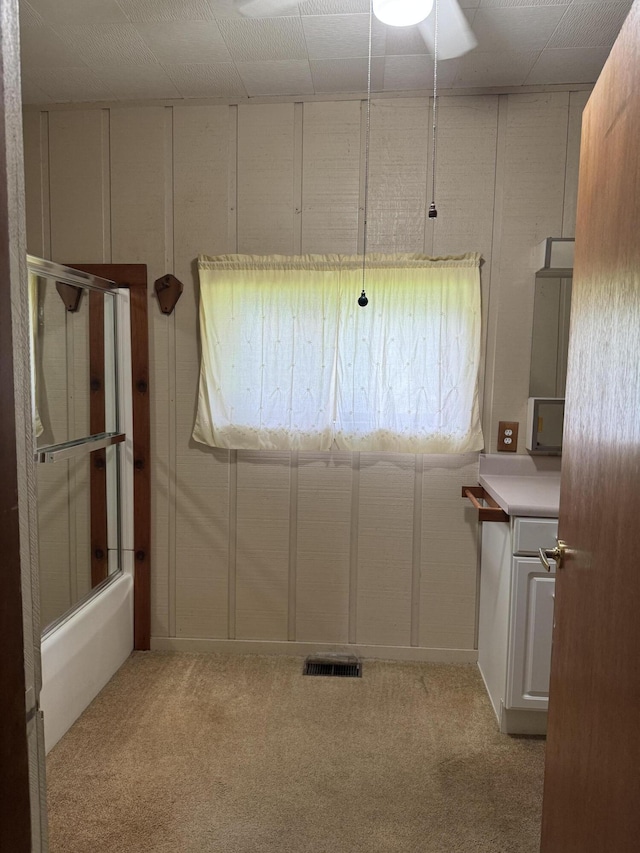 1026 Yeomans St, Ionia, MI 48846 - unfurnished dining area with carpet flooring