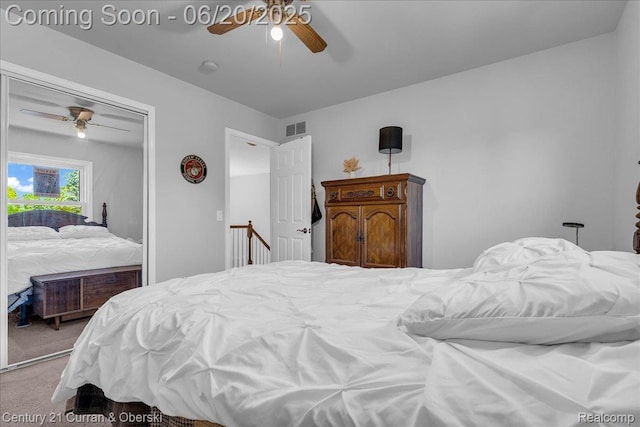 100 Mornington Ct, Canton, MI 48188 - carpeted bedroom with ceiling fan