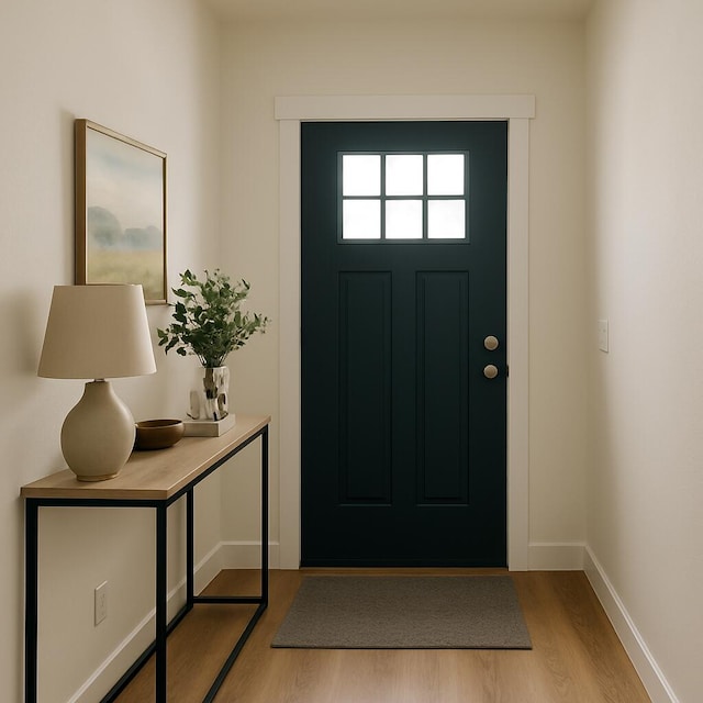 2959 Polaris Ave, Kalamazoo, MI 49004 - foyer featuring wood finished floors and baseboards