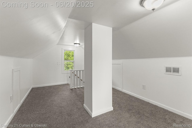 9045 Burnette St, Detroit, MI 48204 - additional living space with lofted ceiling and carpet flooring