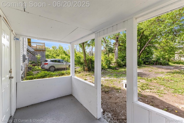9045 Burnette St, Detroit, MI 48204 - unfurnished sunroom featuring healthy amount of natural light