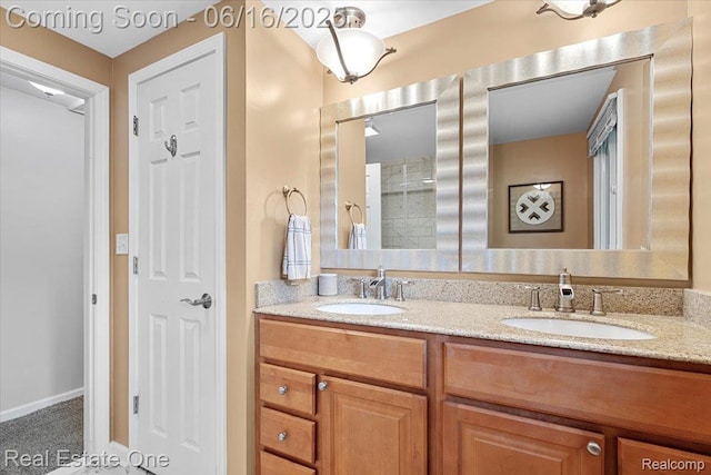 20558 Meridian Rd, Grosse Ile, MI 48138 - full bath featuring double vanity