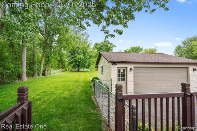 20558 Meridian Rd, Grosse Ile, MI 48138 - view of yard with an outbuilding
