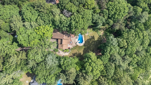 13421 Woodland Ct, Big Rapids, MI 49307 - aerial view of property and surrounding area with a pool