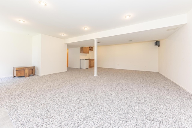 492 Colin Cir, Ann Arbor, MI 48103 - finished basement with light colored carpet