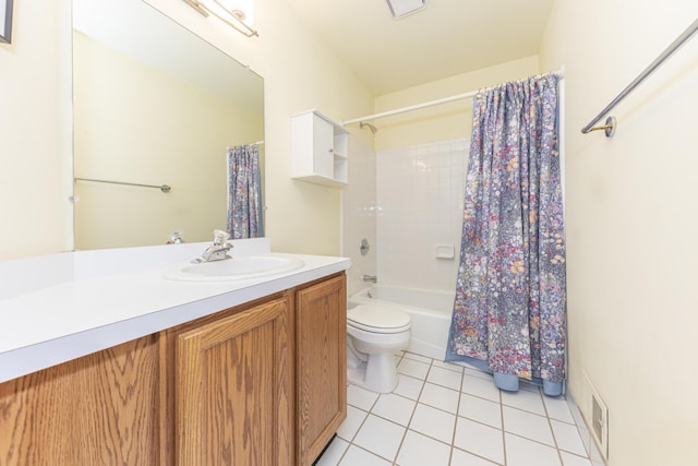 492 Colin Cir, Ann Arbor, MI 48103 - bathroom with tile patterned flooring, vanity, and shower / bath combination with curtain