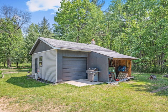 283 W 16th St, Baldwin, MI 49304 - view of detached garage