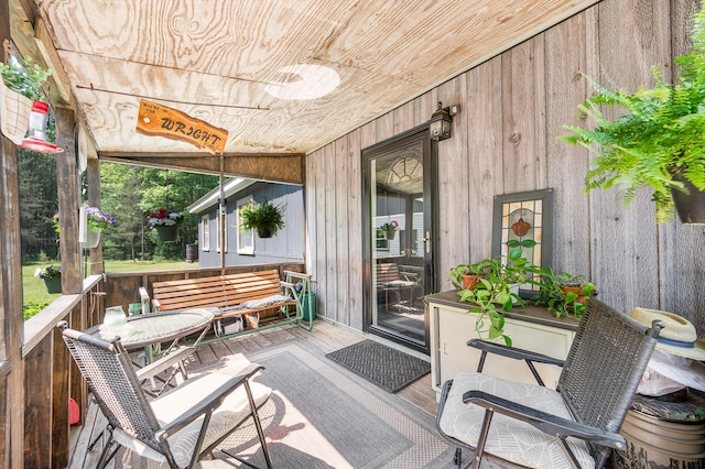 283 W 16th St, Baldwin, MI 49304 - view of wooden porch