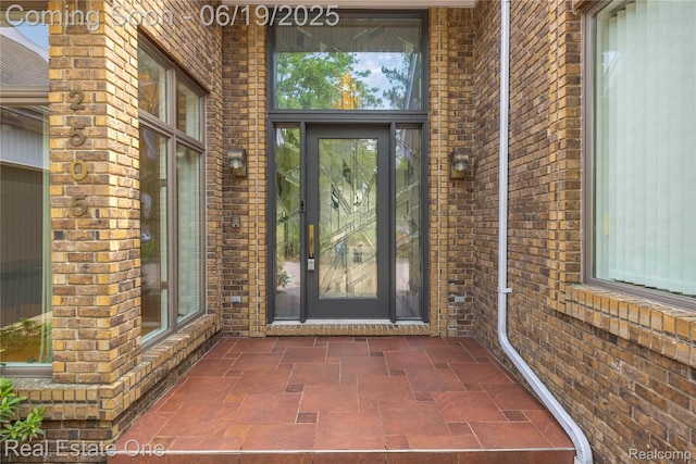 2505 Cedar Key Dr, Lake Orion, MI 48360 - entrance to property with brick siding