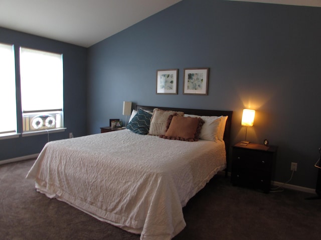 1995 Frances Way, Ypsilanti, MI 48198 - carpeted bedroom with vaulted ceiling and baseboards
