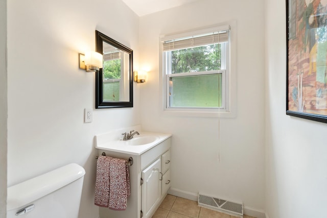 3125 Fawn Ln, Jackson, MI 49201 - bathroom with vanity and tile patterned flooring
