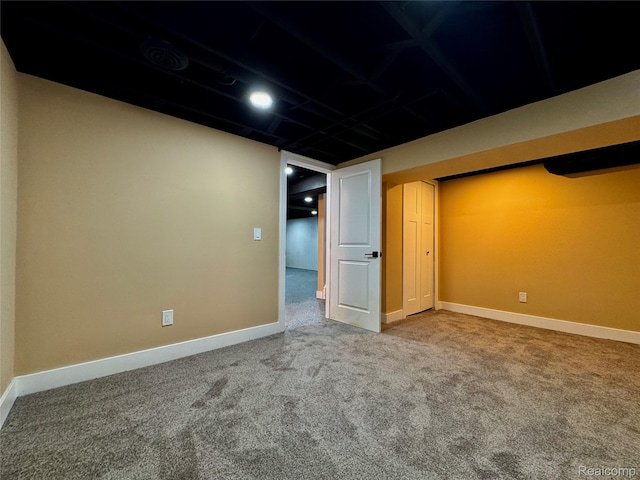 297 W Yale Ave, Pontiac, MI 48340 - finished basement with carpet floors and baseboards