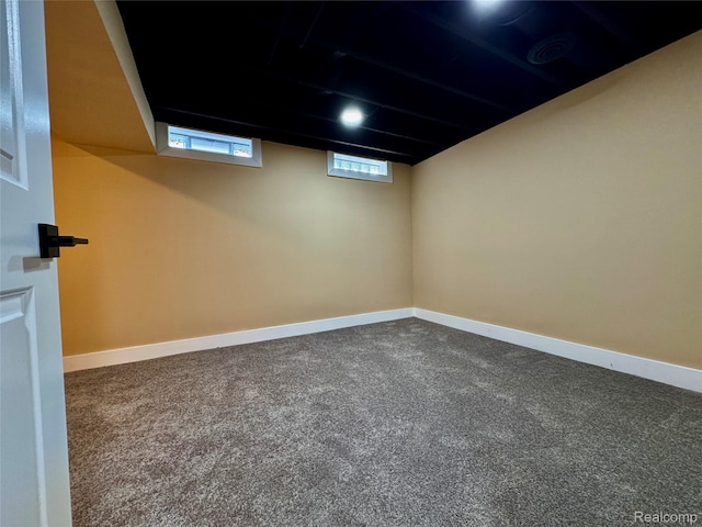 297 W Yale Ave, Pontiac, MI 48340 - basement featuring carpet flooring and baseboards
