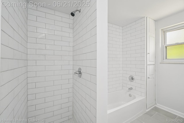 5766 Corunna Ave, Clarkston, MI 48346 - full bathroom with shower / bathtub combination and tile patterned floors