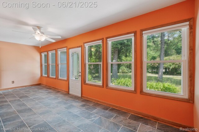 5766 Corunna Ave, Clarkston, MI 48346 - view of unfurnished sunroom
