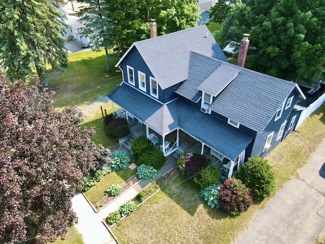 317 Cherry St, South Haven, MI 49090 - aerial view of property and surrounding area