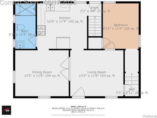 3920 Clark St, Canton, MI 48184 - view of floor plan / room layout