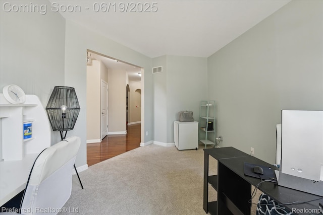 51159 Luke Ln, Novi, MI 48374 - carpeted office featuring arched walkways and baseboards