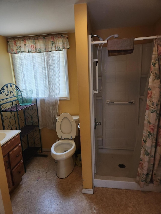222 Scribner St, Delton, MI 49046 - full bath with a stall shower and vanity