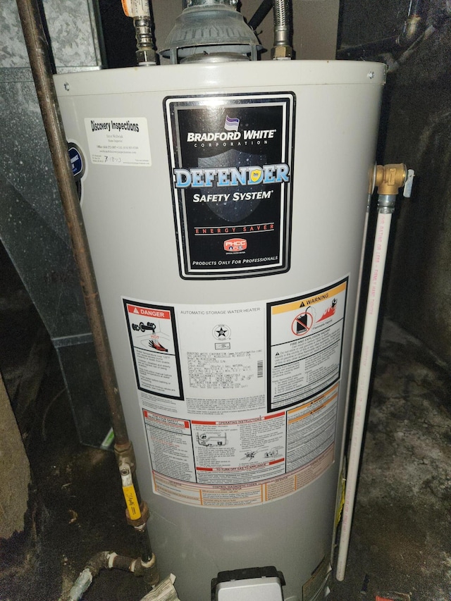 222 Scribner St, Delton, MI 49046 - utilities featuring gas water heater
