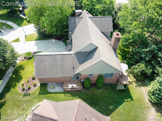 1070 Pointe Place Ct, Rochester, MI 48307 - aerial view of property and surrounding area