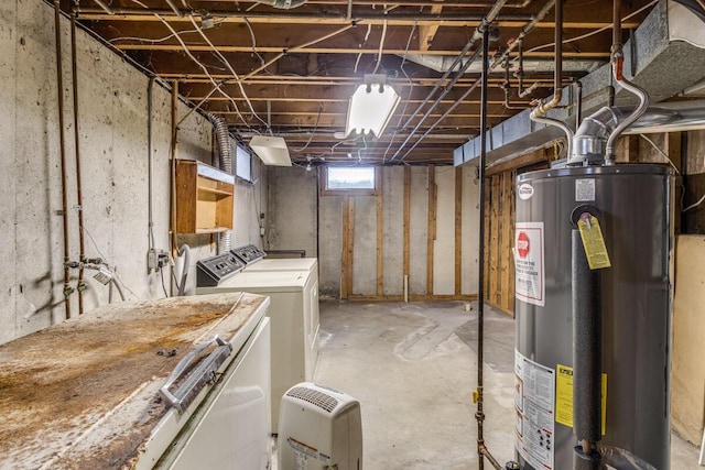 275 Pawnee St, Battle Creek, MI 49014 - below grade area with gas water heater and washer and dryer