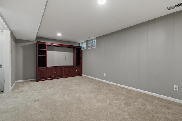 3745 Cedaridge Rd, Kalamazoo, MI 49008 - unfurnished living room featuring carpet and recessed lighting