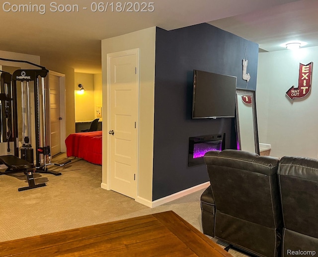 11236 Chyna Run, Davisburg, MI 48350 - carpeted living room with wood finished floors and baseboards